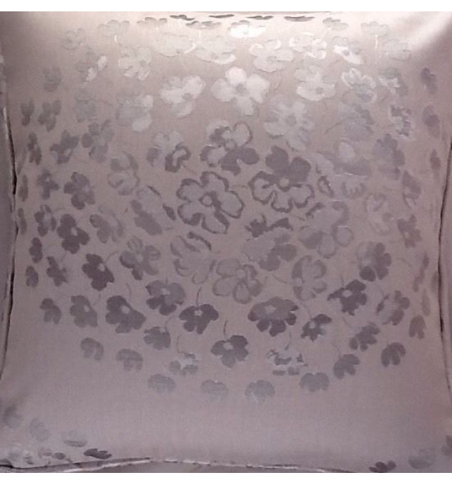A 16 Inch Cushion Cover In Laura Ashley Coco Dove Grey Fabric