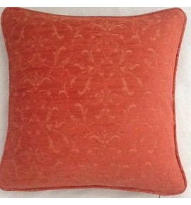 A 16 Inch Cushion Cover In Laura Ashley Allegra Burnt Sienna Fabric