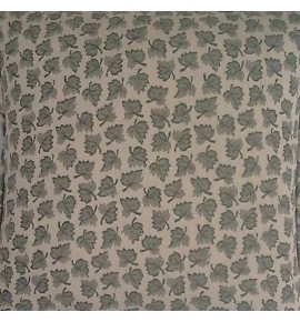 A 16 Inch Cushion Cover In Laura Ashley Vintage Dark Leaf Fabric