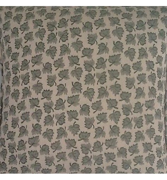 A 16 Inch Cushion Cover In Laura Ashley Vintage Dark Leaf Fabric