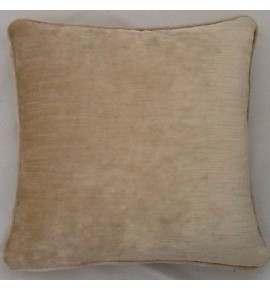 A 16 Inch Cushion Cover In Laura Ashley Matilda Champayne Velvet Fabric
