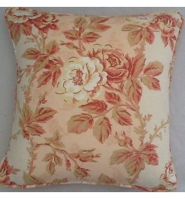 A 16 Inch cushion cover in Laura Ashley  Peltham Rose  Fabric