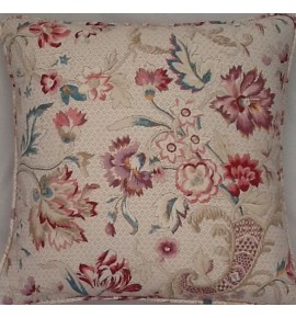 A 16 Inch cushion cover In Laura Ashley Sakura Aubergine fabric