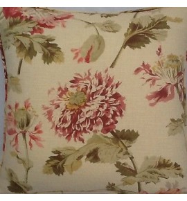 A 16 Inch cushion cover in Laura Ashley Hepworth Gold Fabric