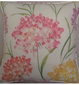 A 16 Inch Laura Ashley cushion cover In Giselle Geranium fabric