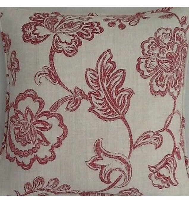 A 16 Inch Laura Ashley cushion cover In Ada Raspberry fabric