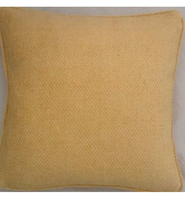 A 16 Inch Cushion Cover In Laura Ashley Hopsack Cowslip Fabric