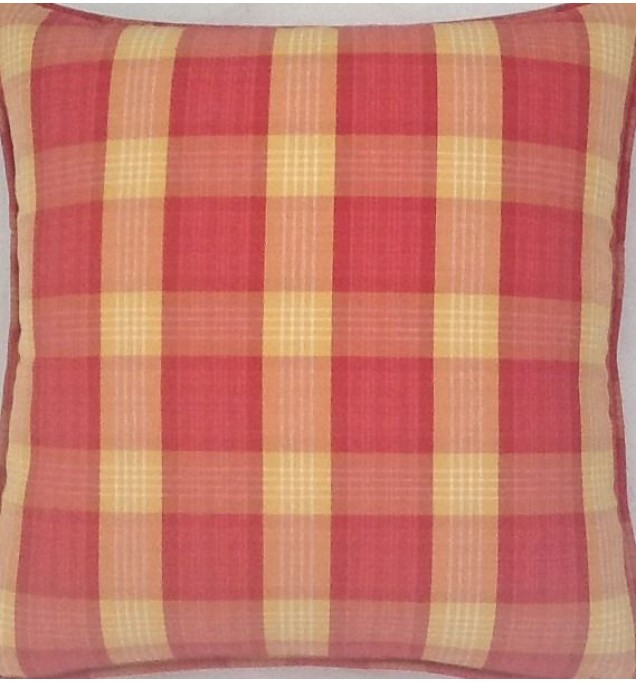 A 16 Inch cushion cover In Laura Ashley halkirk raspberry fabric