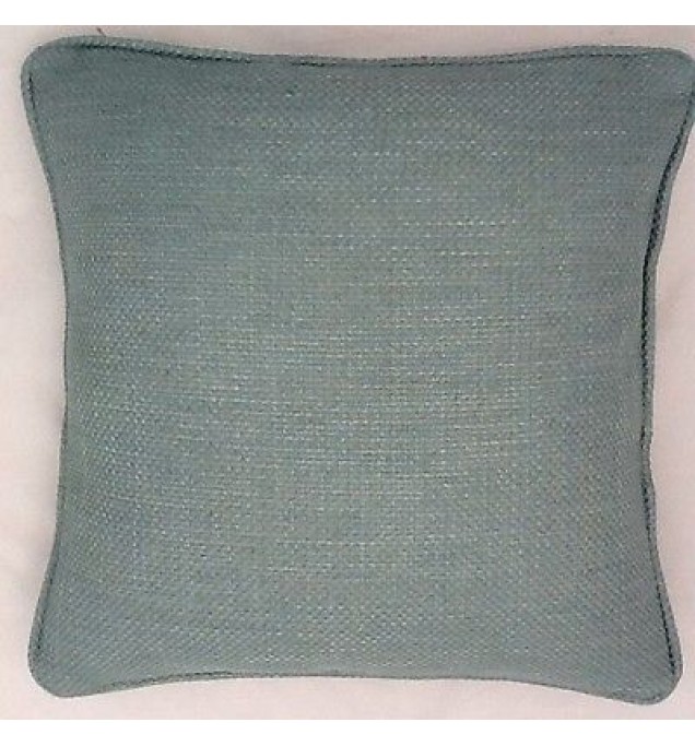 A 16 Inch Cushion Cover In Laura Ashley Dalton Green Fabric
