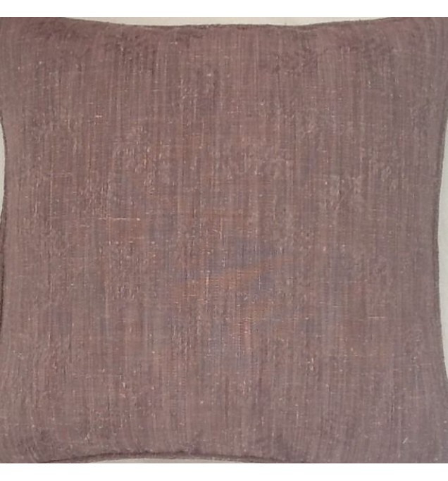 A 16 Inch cushion cover in Laura Ashley Melbury Aubergine fabric