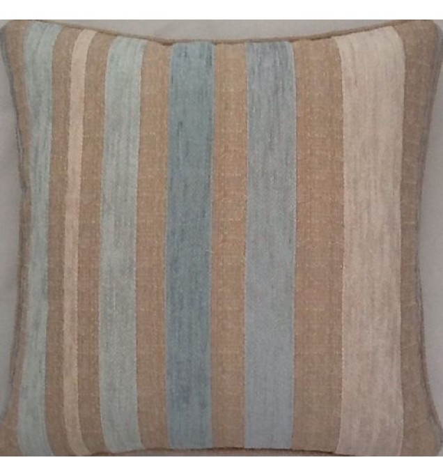 A 16 Inch Cushion Cover In Laura Ashley Maxwell Duck Egg Fabric