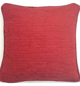A 16 Inch Laura Ashley cushion cover in Crofton Cranberry fabric