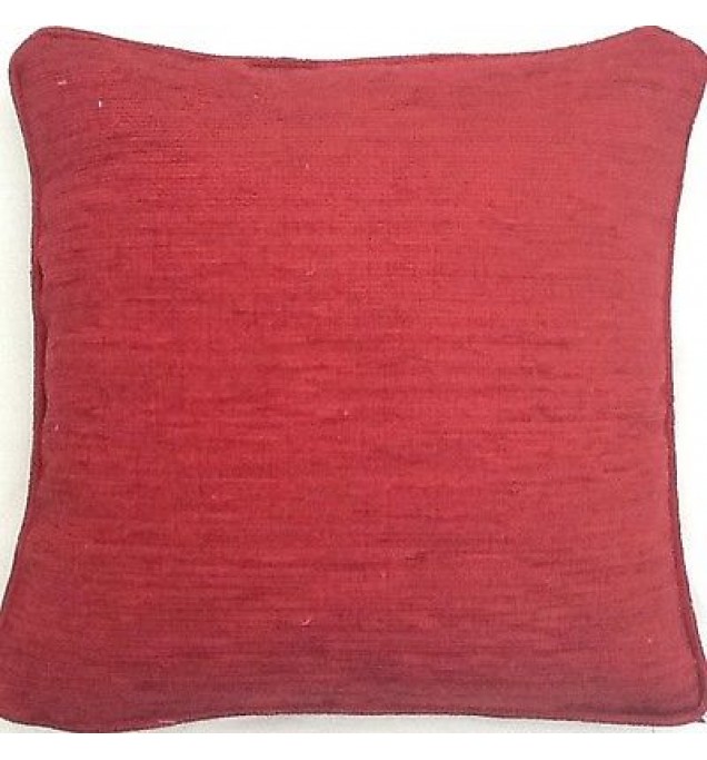 A 16 Inch Laura Ashley cushion cover in Crofton Cranberry fabric
