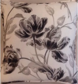 A 16 Inch cushion Cover In Laura Ashley Gosford Charcoal Grey fabric
