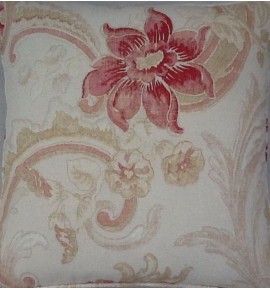 A 16 Inch cushion cover in Laura Ashley Baroque Raspberry Fabric